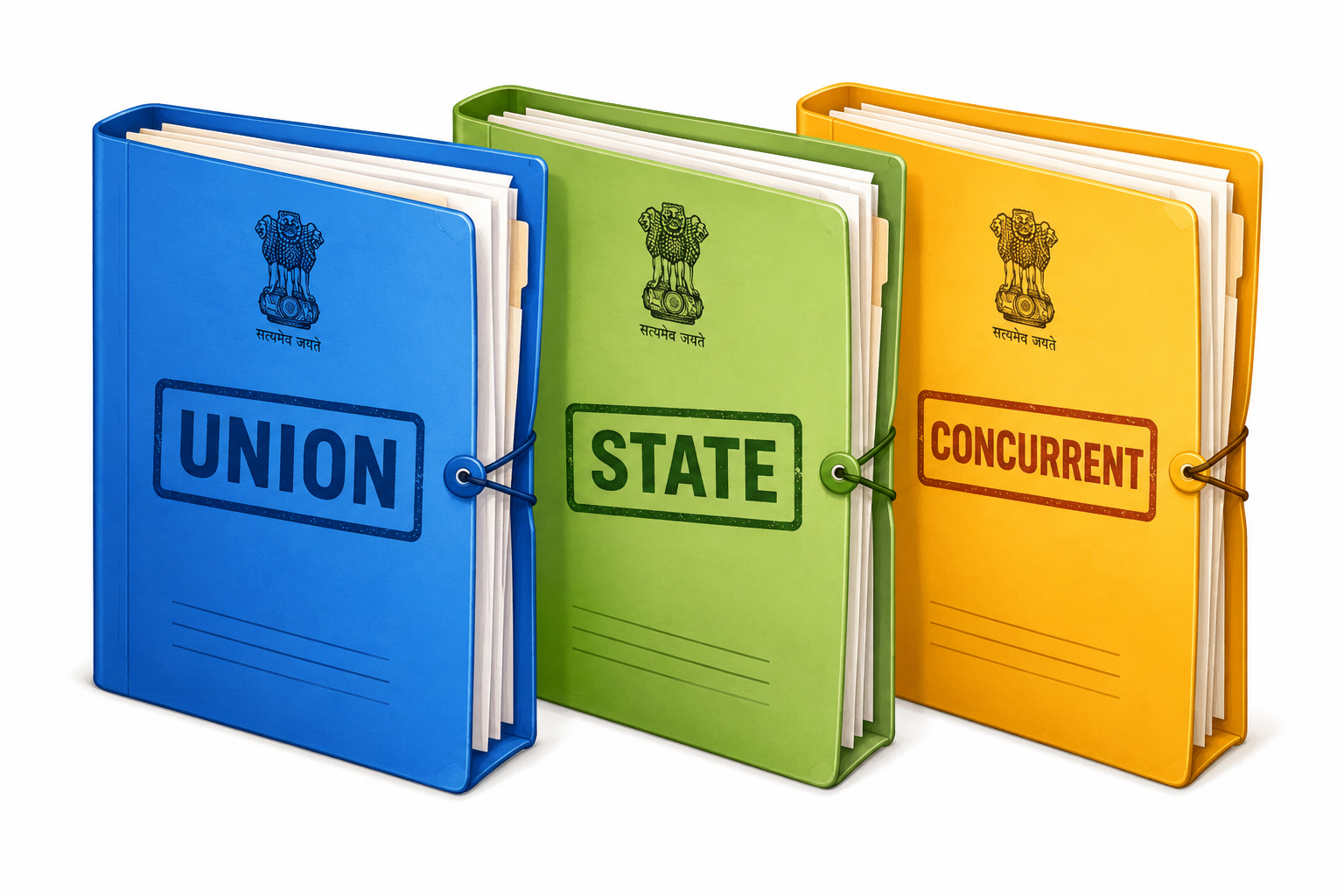 Union, State, and Concurrent folders